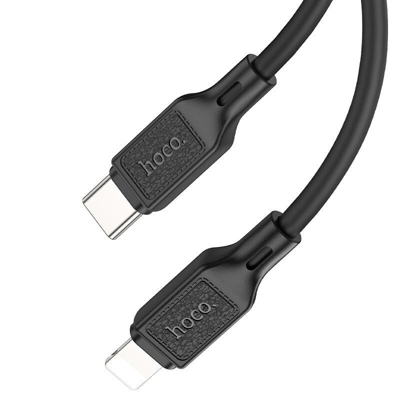 USB-C кабель HOCO X90 silicone PD 20W Type-C - Lightning 1 МЕТР ЧОРНИЙ USB-C кабель HOCO X90 silicone PD 20W Type-C - Lightning 1 МЕТР ЧОРНИЙ