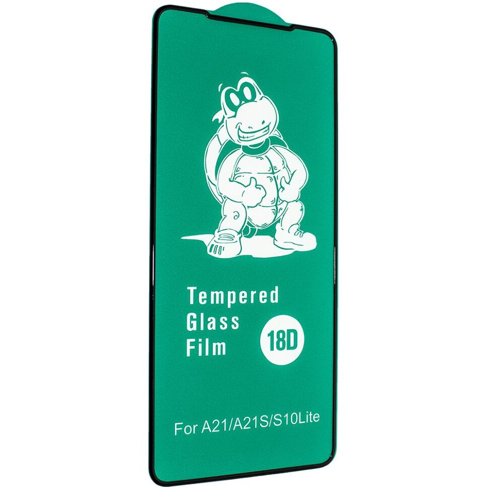 Захисне скло 18D із захисним бортом SAMSUNG Galaxy A21 / A21S (2020) ЧОРНИЙ Захисне скло 18D із захисним бортом SAMSUNG Galaxy A21 / A21S (2020) ЧОРНИЙ