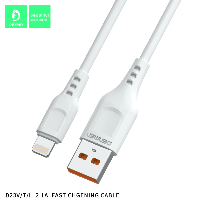 Кабель USB Denmen D23L USB - Lightning (2.1A) 2 метри