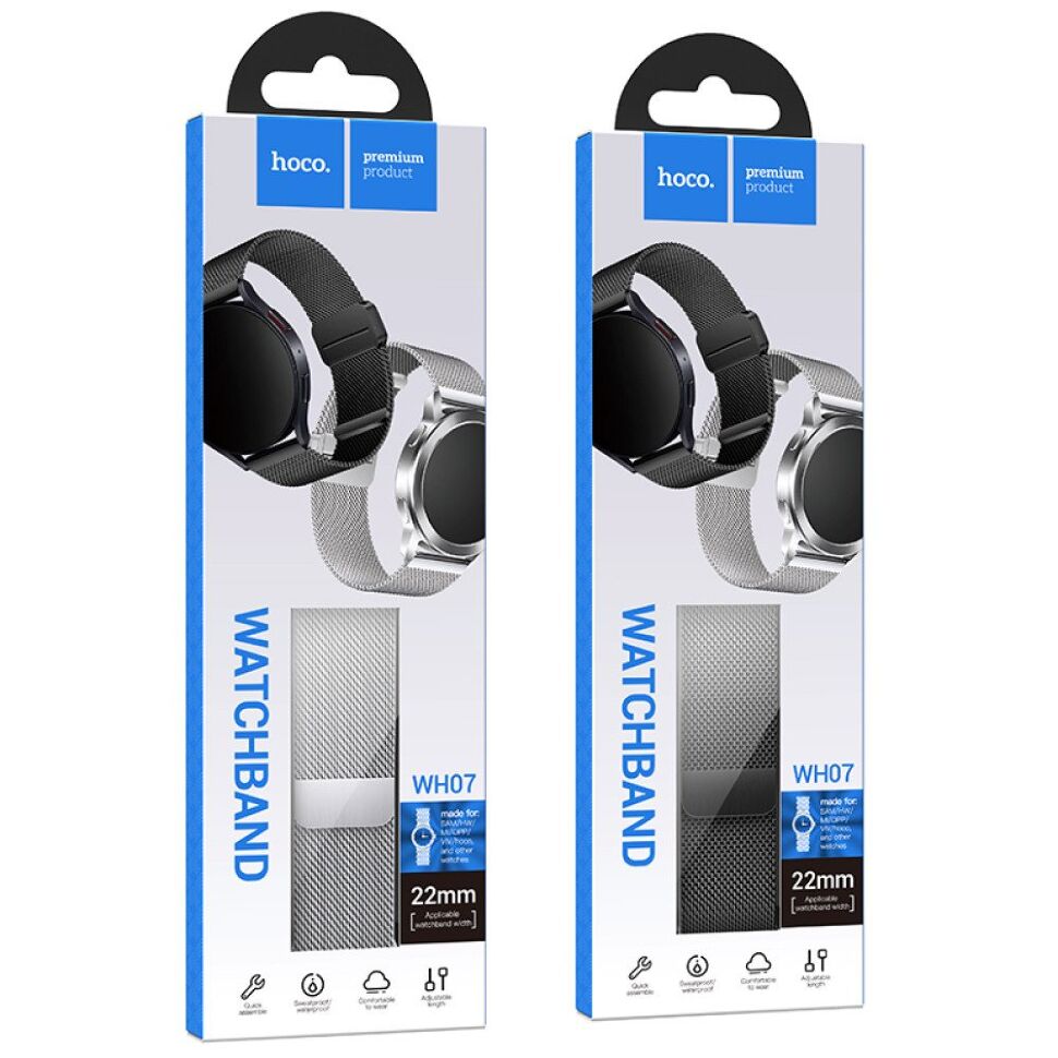 Ремінець HOCO WH07 May Series для смарт-годинників (22 мм) Ремінець HOCO WH07 May Series для смарт-годинників (22 мм)
