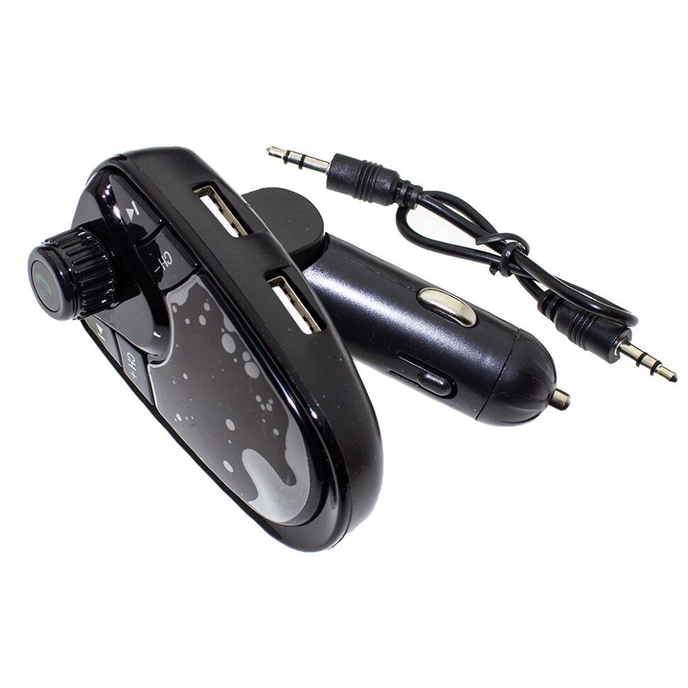 FM Модулятор M1 Bluetooth / гучномовець ЧОРНИЙ FM Модулятор M1 Bluetooth / гучномовець ЧОРНИЙ