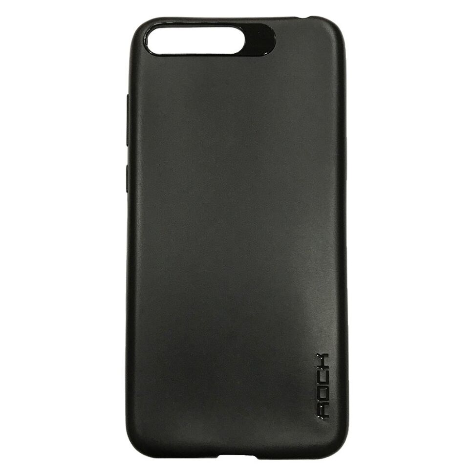 Ультратонка силіконова накладка ROCK Huawei Y6 (2018) (чорний)