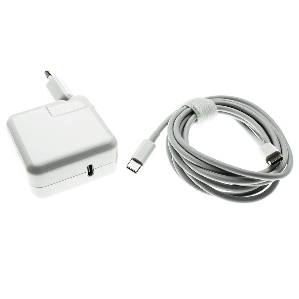 Блок живлення для MacBook APPLE AE30 Type-C PD 30W 20V 1.5A + кабель Type-C - Type-C, 2 метри Блок живлення для MacBook APPLE AE30 Type-C PD 30W 20V 1.5A + кабель Type-C - Type-C, 2 метри