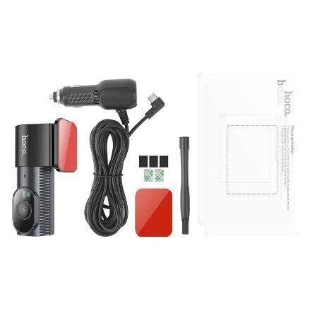 Автомобільний відеореєстратор HOCO DV7 2K wi-fi