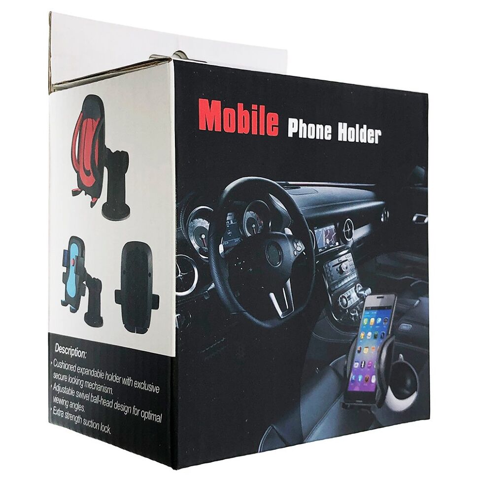 Автомобільний тримач 12HD12 на лобове скло