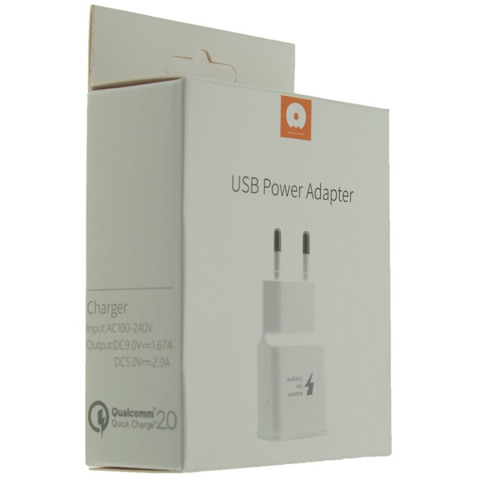 Мережевий зарядний пристрій WUW C74 1 USB 2100 mA