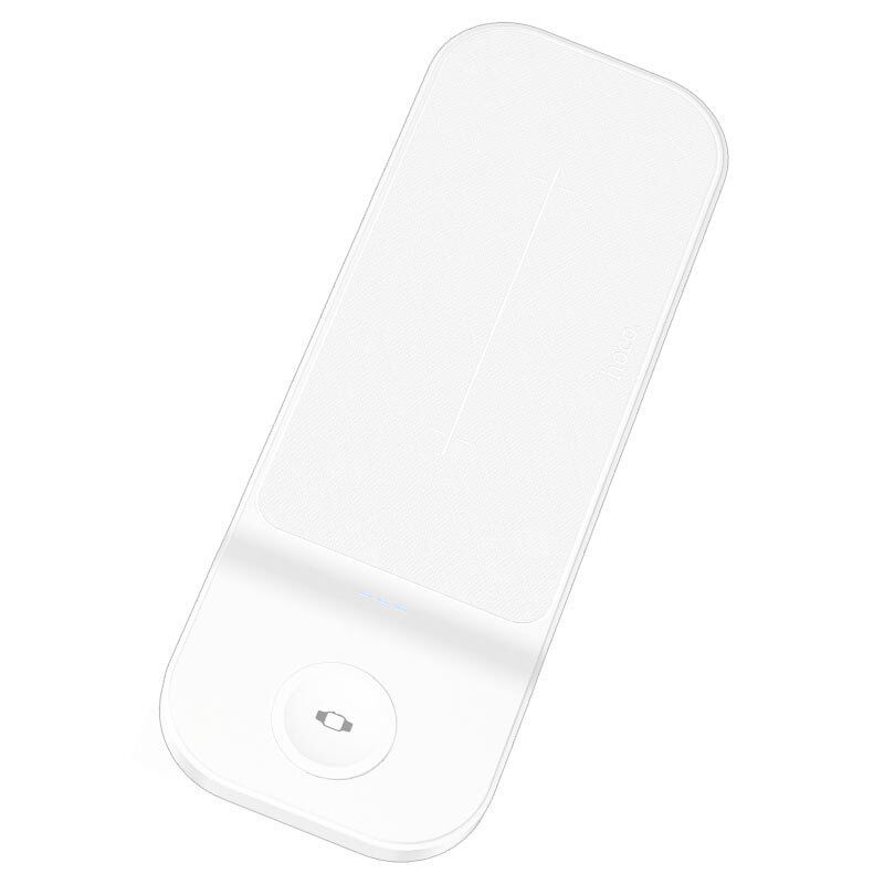 Бездротовий зарядний пристрій HOCO CQ6 3В1 GALAXY WATCH БIЛИЙ Бездротовий зарядний пристрій HOCO CQ6 3В1 GALAXY WATCH БIЛИЙ