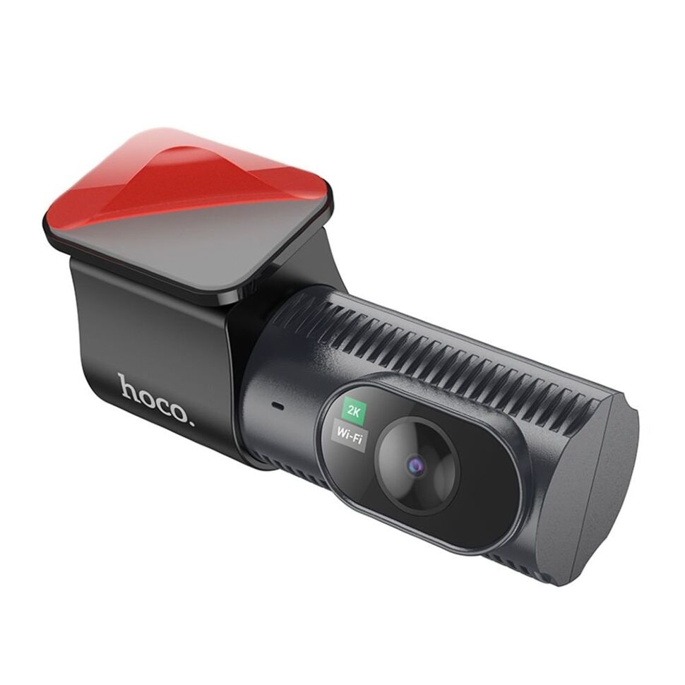 Автомобільний відеореєстратор HOCO DV8 2K, WI-FI, чорний