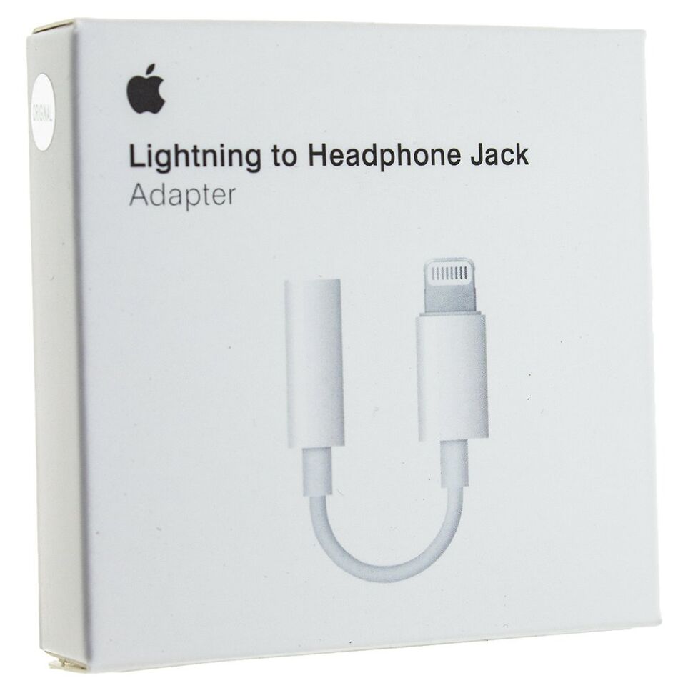 Адаптер ORIGINAL Lightning до 3.5 мм headphone jack MMX62ZM
