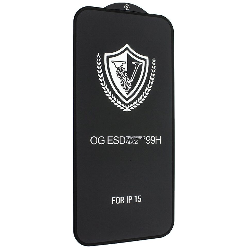 Захисне скло 99H OG ESD V APPLE iPhone 15 6.1" Захисне скло 99H OG ESD V APPLE iPhone 15 6.1"