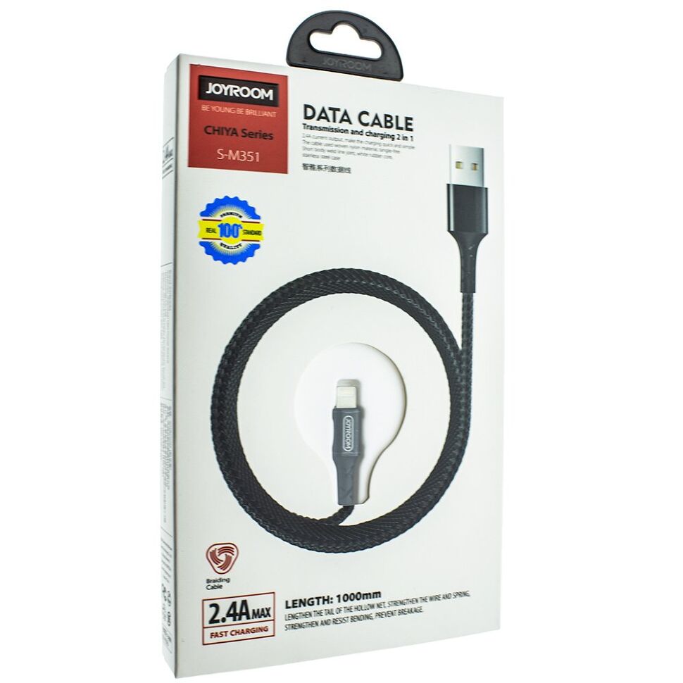 Кабель USB JOYROOM S-M351 USB - Lightning ЧОРНИЙ