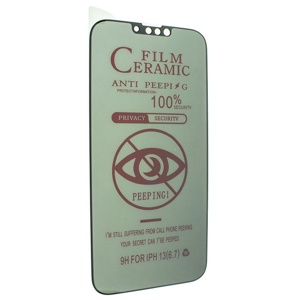 CERAMICS FILM PRIVACY APPLE iPhone 14 PLUS / 13 PRO MAX 6,7" ЧОРНИЙ CERAMICS FILM PRIVACY APPLE iPhone 14 PLUS / 13 PRO MAX 6,7" ЧОРНИЙ