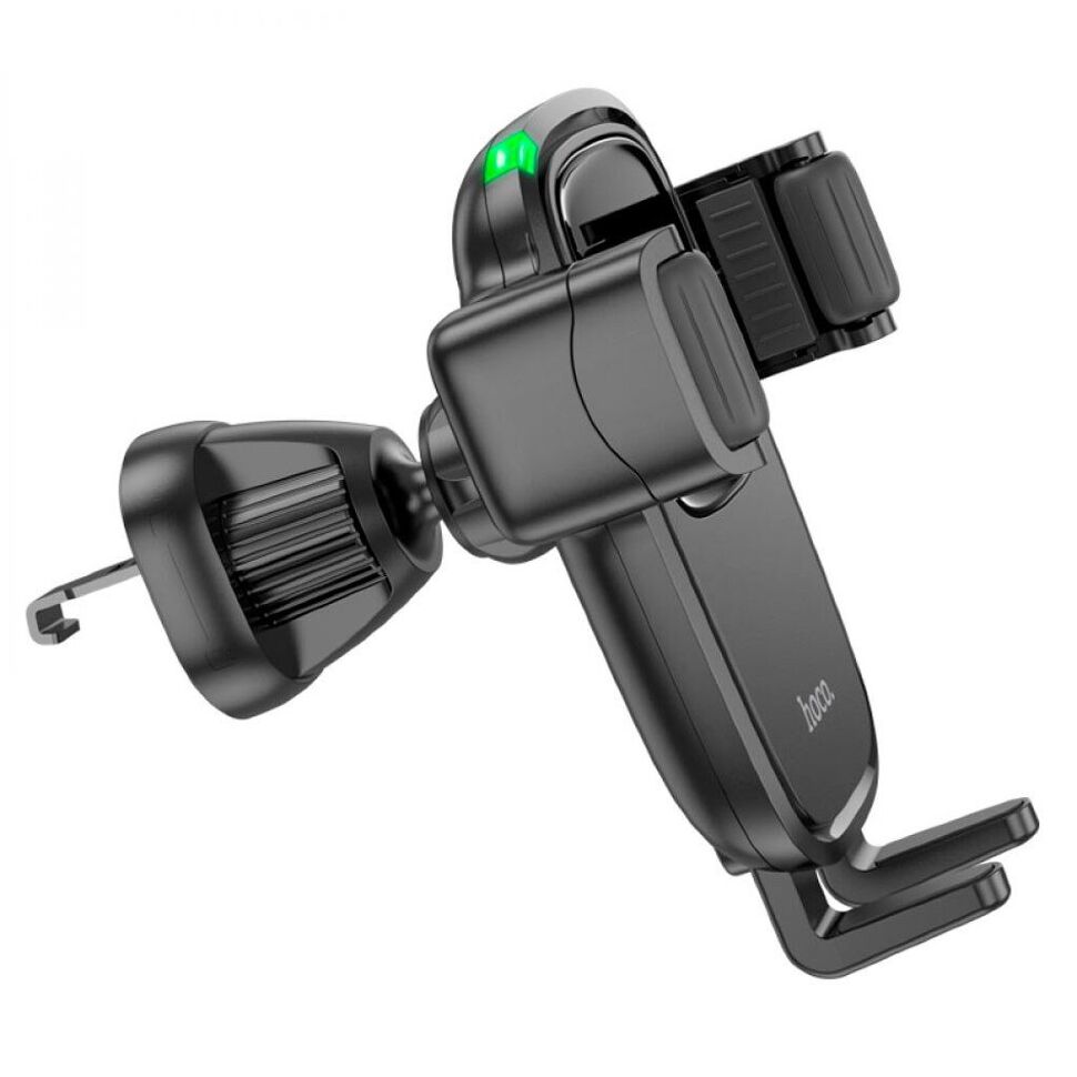 Автомобільний тримач HOCO HW1 PRO бездротова зарядка, чорний Автомобільний тримач HOCO HW1 PRO бездротова зарядка, чорний