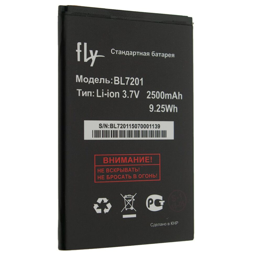 Акумулятор ОРИГІНАЛ КУЛЕК FLY BL7201 Акумулятор ОРИГІНАЛ КУЛЕК FLY BL7201