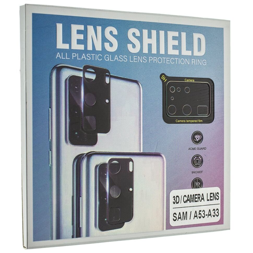 Захисне скло для камери 3D LENS SHIELD SAMSUNG A536 Galaxy A53 5G (2022) чорний Захисне скло для камери 3D LENS SHIELD SAMSUNG A536 Galaxy A53 5G (2022) чорний