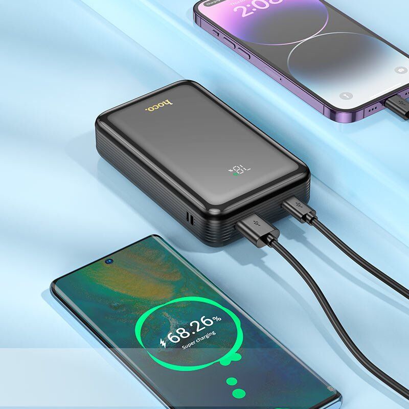 Power Bank HOCO Q21A PD20W+22,5W 20000 mAh чорний Power Bank HOCO Q21A PD20W+22,5W 20000 mAh чорний