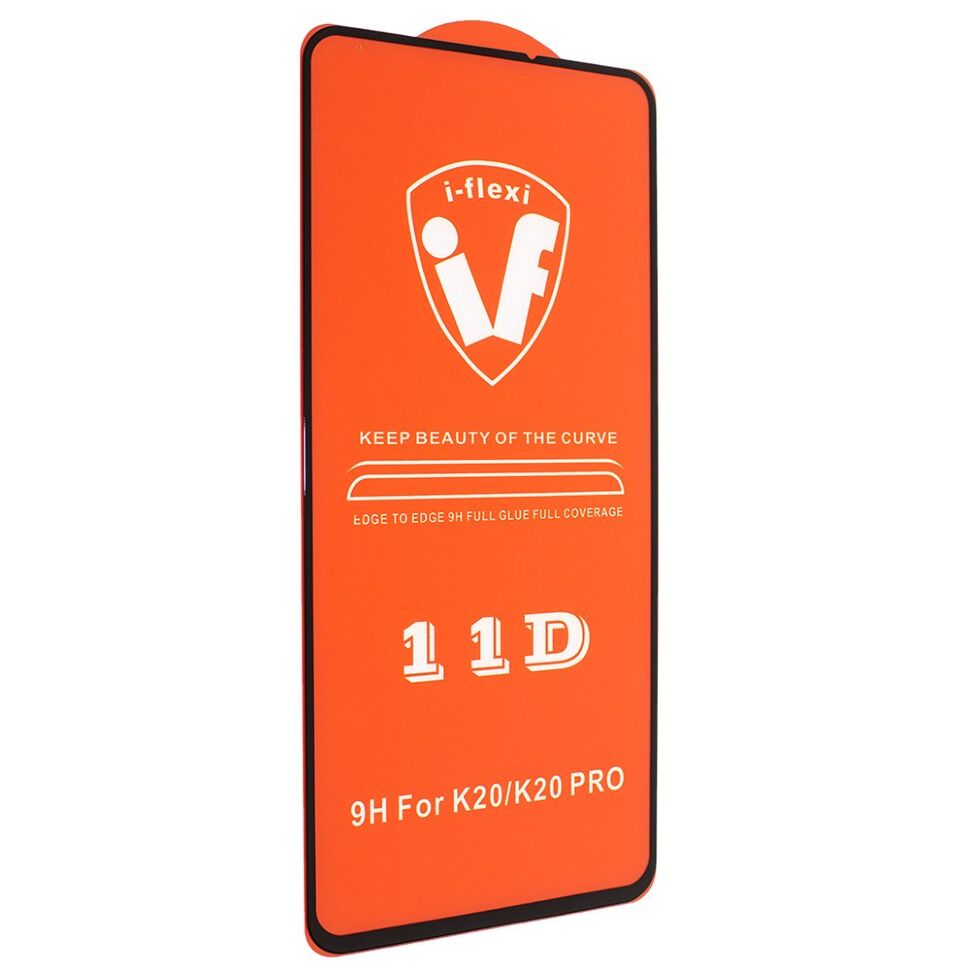 Скло 11D 9H i-flexi FULL GLUE XIAOMI Redmi K20 (MI 9T) в упаковці ЧОРНИЙ Скло 11D 9H i-flexi FULL GLUE XIAOMI Redmi K20 (MI 9T) в упаковці ЧОРНИЙ