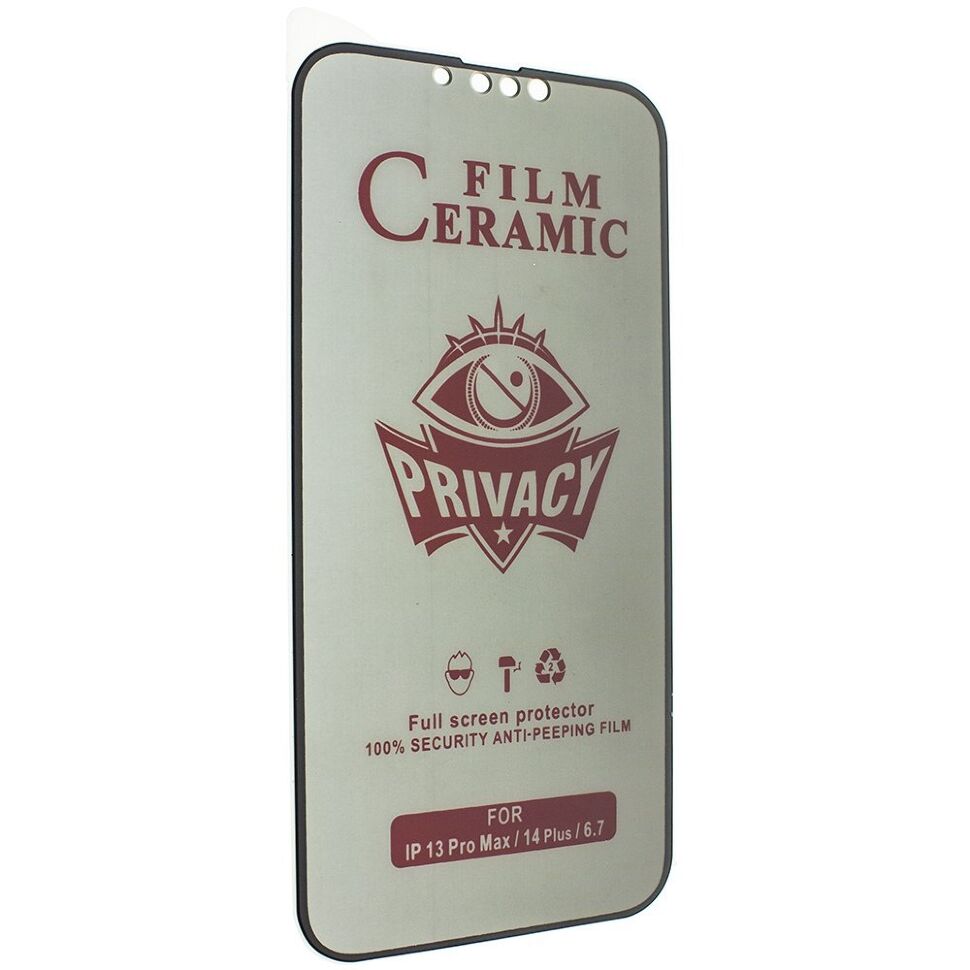 CERAMICS FILM PRIVACY APPLE iPhone 14 PLUS 6,7" ЧОРНИЙ CERAMICS FILM PRIVACY APPLE iPhone 14 PLUS 6,7" ЧОРНИЙ