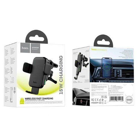 Автомобільний тримач HOCO HW10, чорний