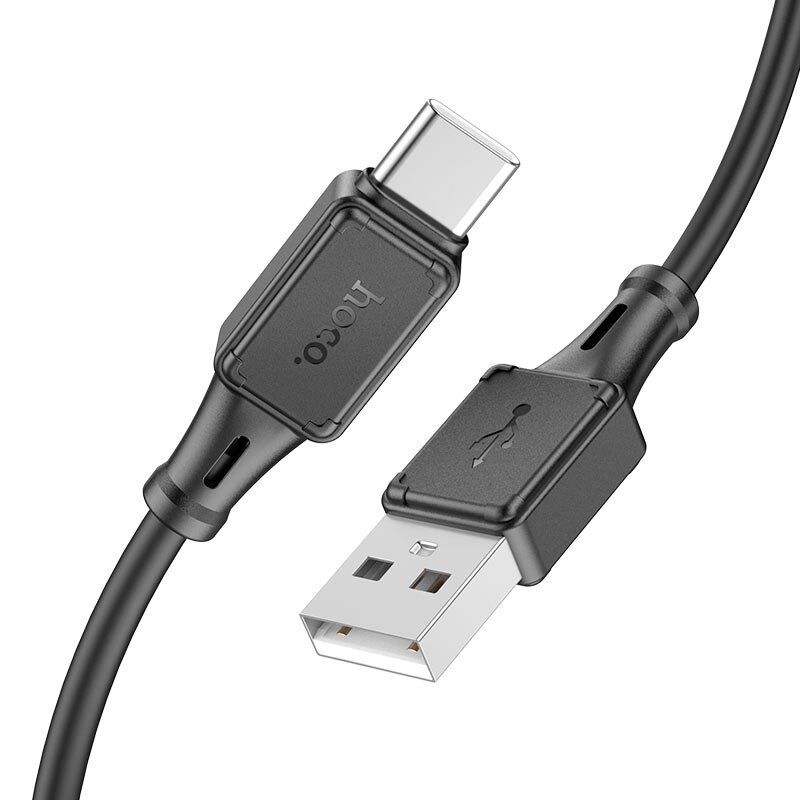 USB кабель HOCO X101 USB - Type-C silicone 1 метр, чорний