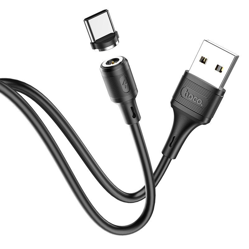 USB кабель HOCO X52 Магнітний USB - Type-C, 1метр, чорний