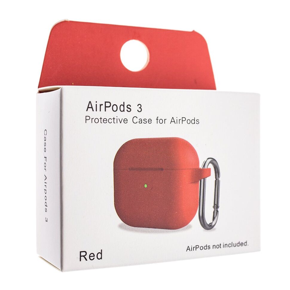 Чохол для Apple AirPods 3 з карабіном NEW з'єднаний Чохол для Apple AirPods 3 з карабіном NEW з'єднаний