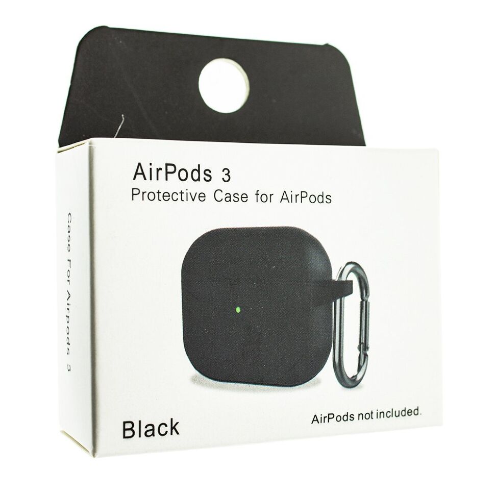 Чохол для Apple AirPods 3 з карабіном NEW з'єднаний Чохол для Apple AirPods 3 з карабіном NEW з'єднаний