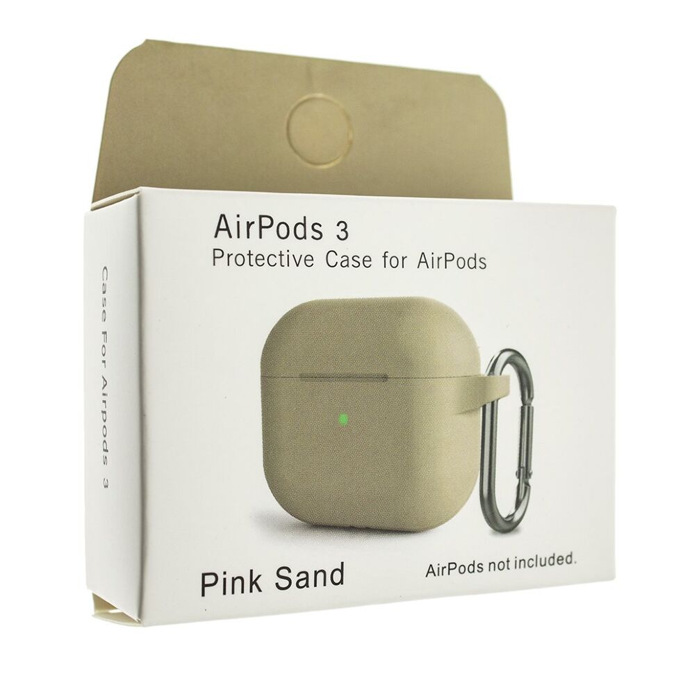 Чохол для Apple AirPods 3 з карабіном NEW з'єднаний Чохол для Apple AirPods 3 з карабіном NEW з'єднаний