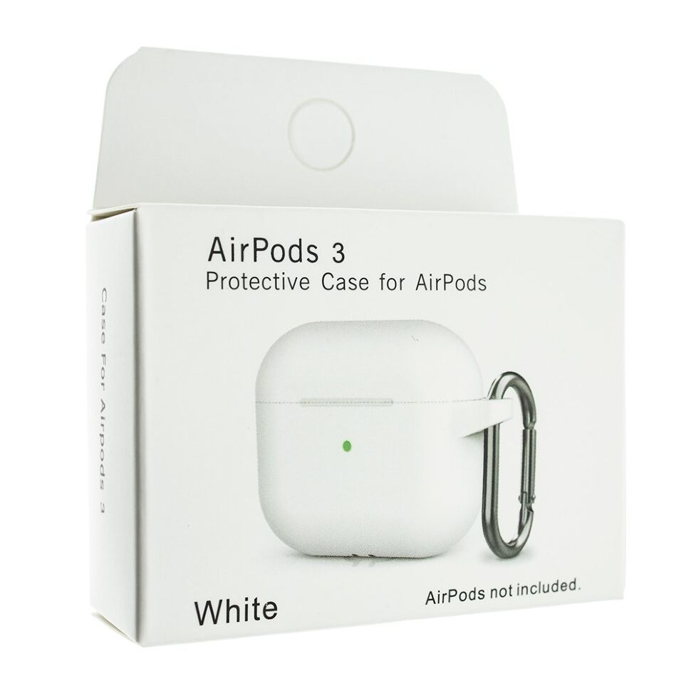 Чохол для Apple AirPods 3 з карабіном NEW з'єднаний Чохол для Apple AirPods 3 з карабіном NEW з'єднаний