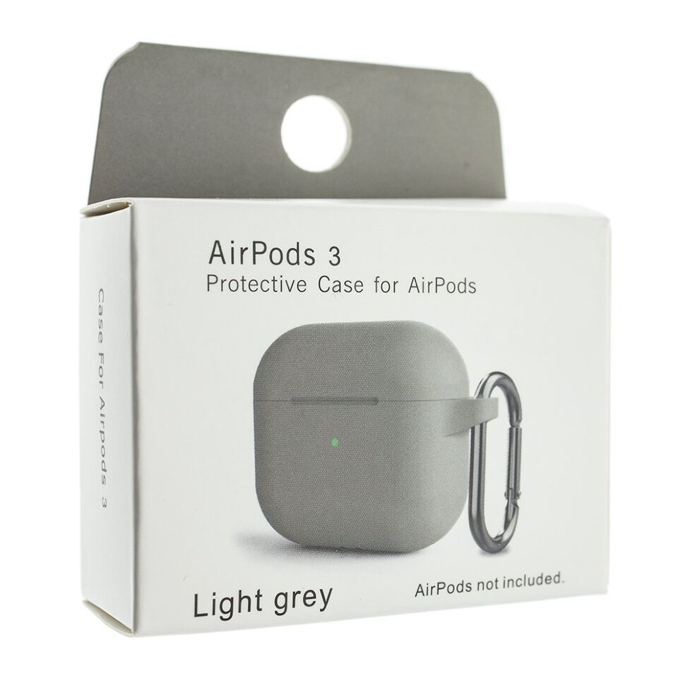 Чохол для Apple AirPods 3 з карабіном NEW з'єднаний Чохол для Apple AirPods 3 з карабіном NEW з'єднаний