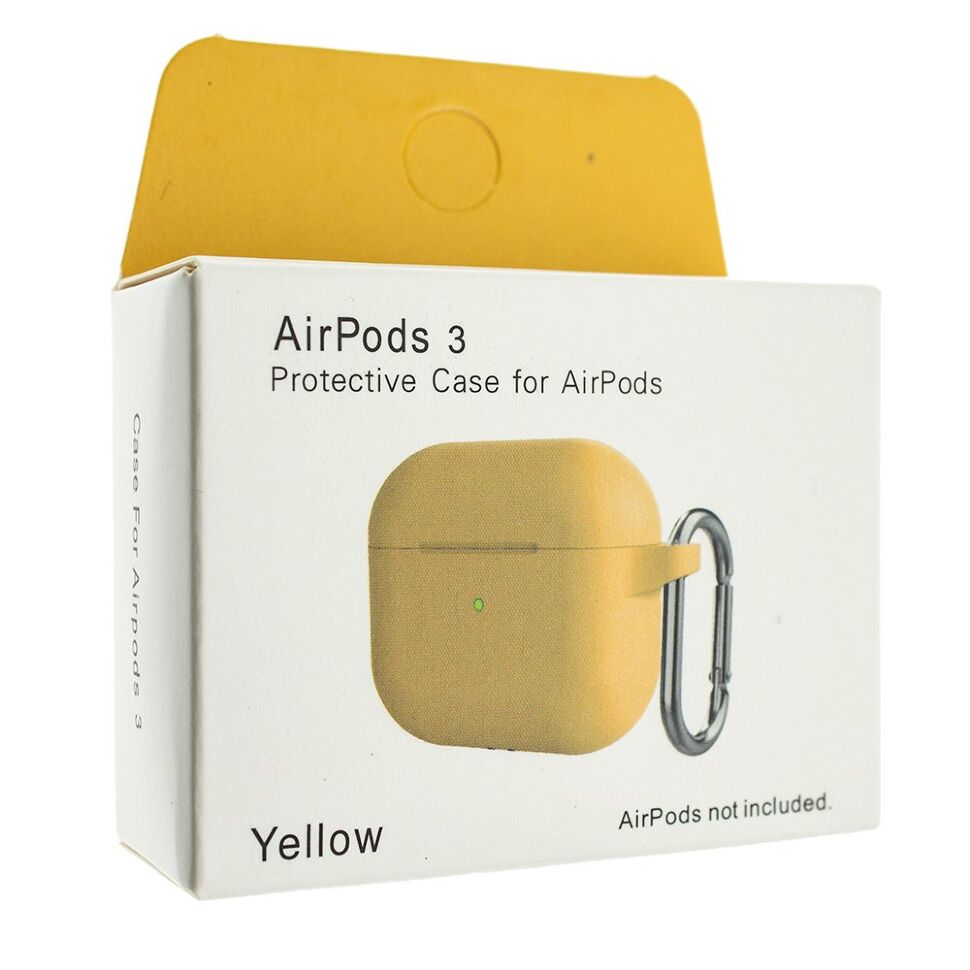 Чохол для Apple AirPods 3 з карабіном NEW з'єднаний Чохол для Apple AirPods 3 з карабіном NEW з'єднаний