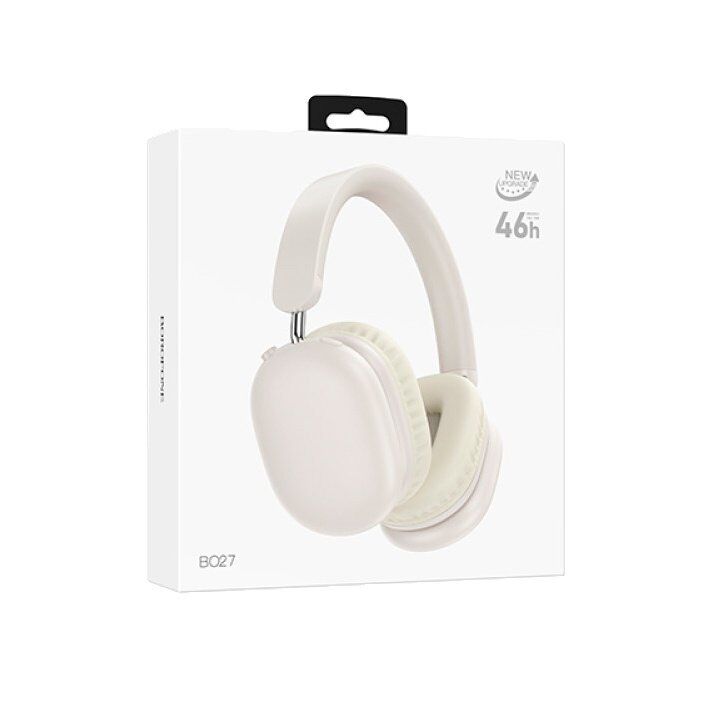 Бездротові повнорозмірні навушники BOROFONE BO27, білий Бездротові повнорозмірні навушники BOROFONE BO27, білий