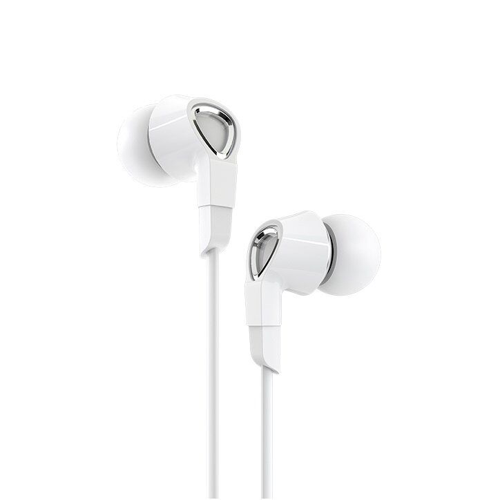 Дротові навушники BOROFONE BM47, білий Дротові навушники BOROFONE BM47, білий