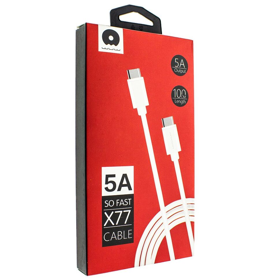 Кабель USB-C WUW X77 USB-C - micro (5A) Кабель USB-C WUW X77 USB-C - micro (5A)