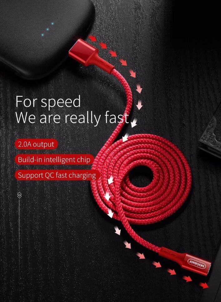 Кабель USB JOYROOM S-M351 USB - micro USB ЧОРНИЙ