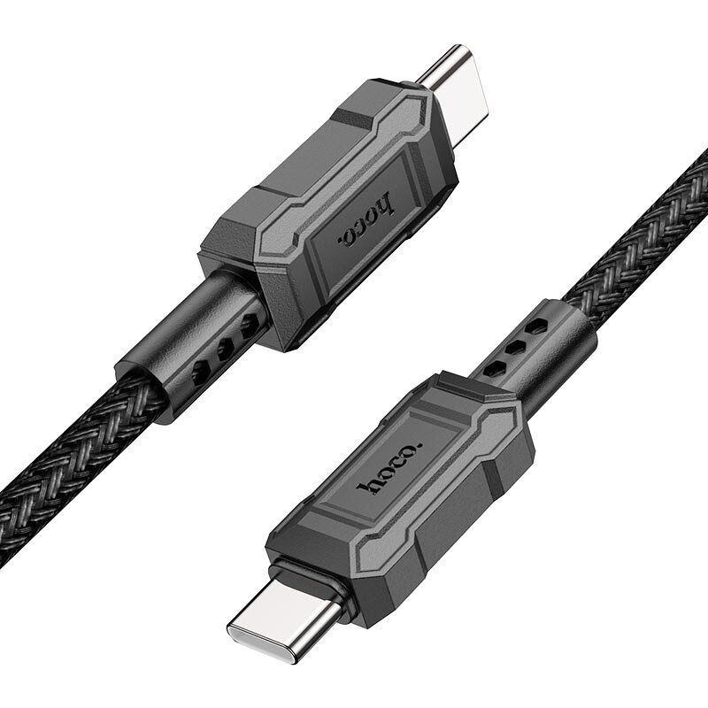 USB-C кабель HOCO X94 60W Type-C - Type-C 1 м, ЧОРНИЙ