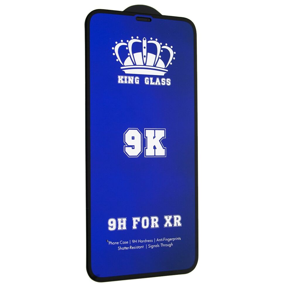 Захисне скло 9K BLUE LIGHT APPLE IPHONE XR | 11 ЧОРНИЙ