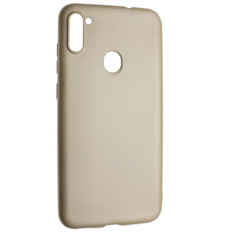 Матова силіконова накладка ROCK Samsung A11 (A115) (золотий) Матова силіконова накладка ROCK Samsung A11 (A115) (золотий)