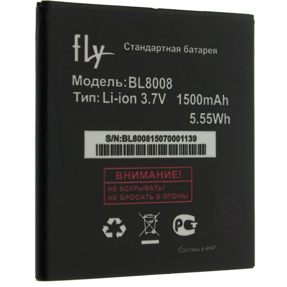 Акумулятор ОРИГІНАЛ КУЛЕК FLY BL8008 Акумулятор ОРИГІНАЛ КУЛЕК FLY BL8008
