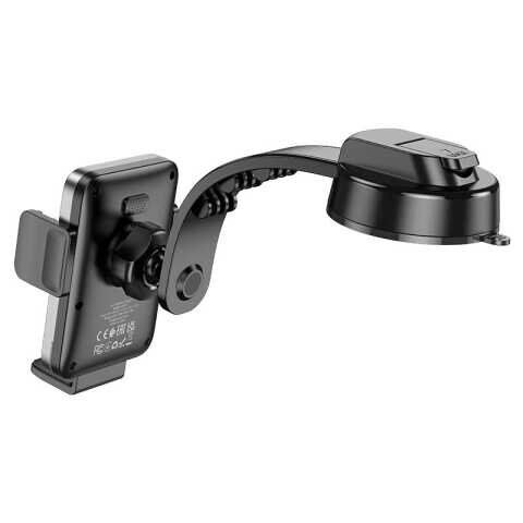 Автомобільний тримач HOCO HW14 бездротова зарядка чорний Автомобільний тримач HOCO HW14 бездротова зарядка чорний