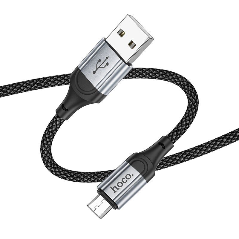 USB кабель HOCO X102 USB - micro USB, 1 метр, чорний