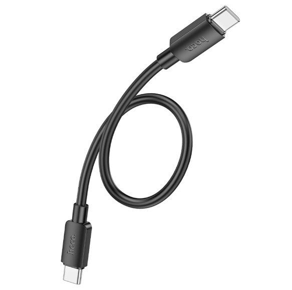 USB-C кабель HOCO X96 60W Type-C - Type-C 0,25 MЕТРИ ЧОРНИЙ USB-C кабель HOCO X96 60W Type-C - Type-C 0,25 MЕТРИ ЧОРНИЙ