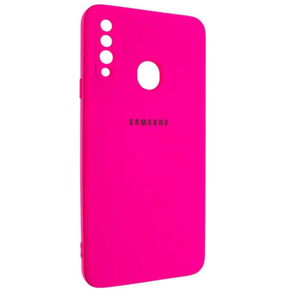 Задня накладка силіконова з закритою камерою для SAMSUNG A207 Galaxy A20S 2019 Задня накладка силіконова з закритою камерою для SAMSUNG A207 Galaxy A20S 2019