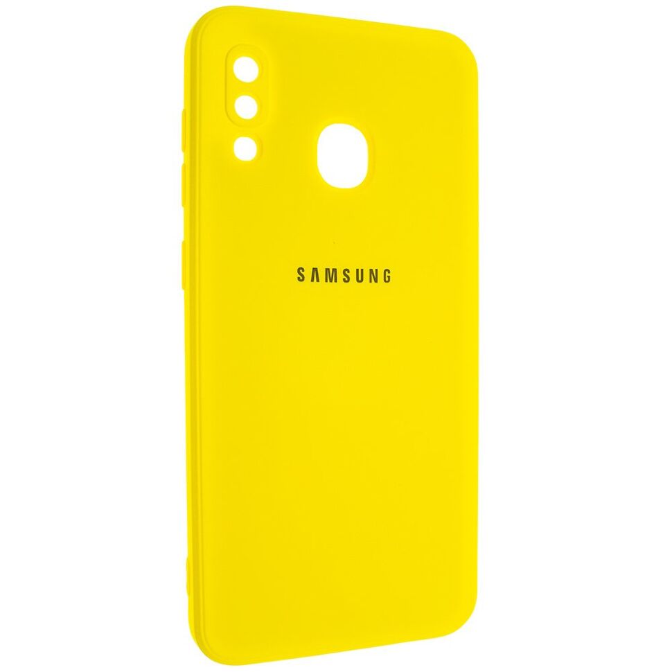Задня накладка CAMERA FULL Silicone Case SAMSUNG A205 Galaxy A20 (2019)