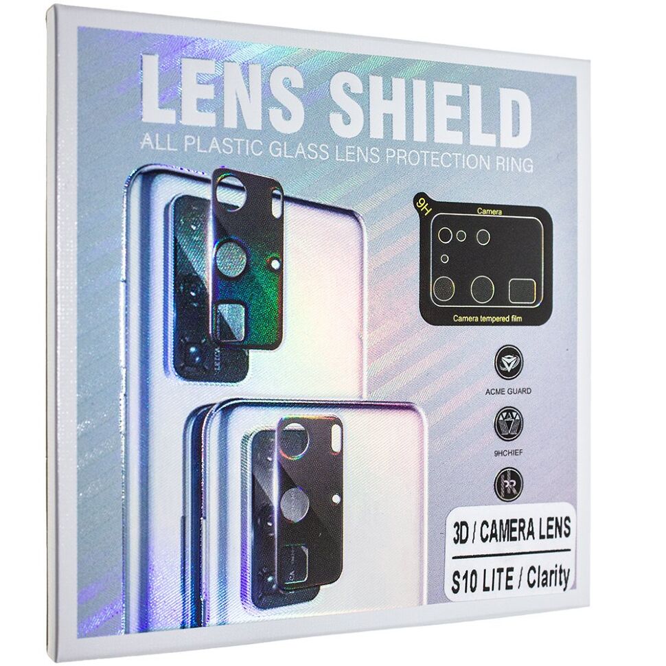 Захисне скло для камери 3D LENS SHIELD SAMSUNG G770 Galaxy S10 Lite 2020 чорний Захисне скло для камери 3D LENS SHIELD SAMSUNG G770 Galaxy S10 Lite 2020 чорний