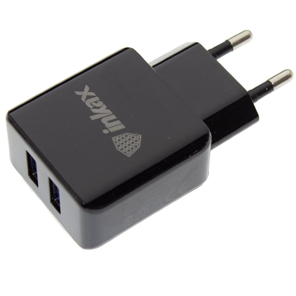 Мережевий зарядний пристрій INKAX CD-01 2.4A + USB кабель LIGHTNING Мережевий зарядний пристрій INKAX CD-01 2.4A + USB кабель LIGHTNING