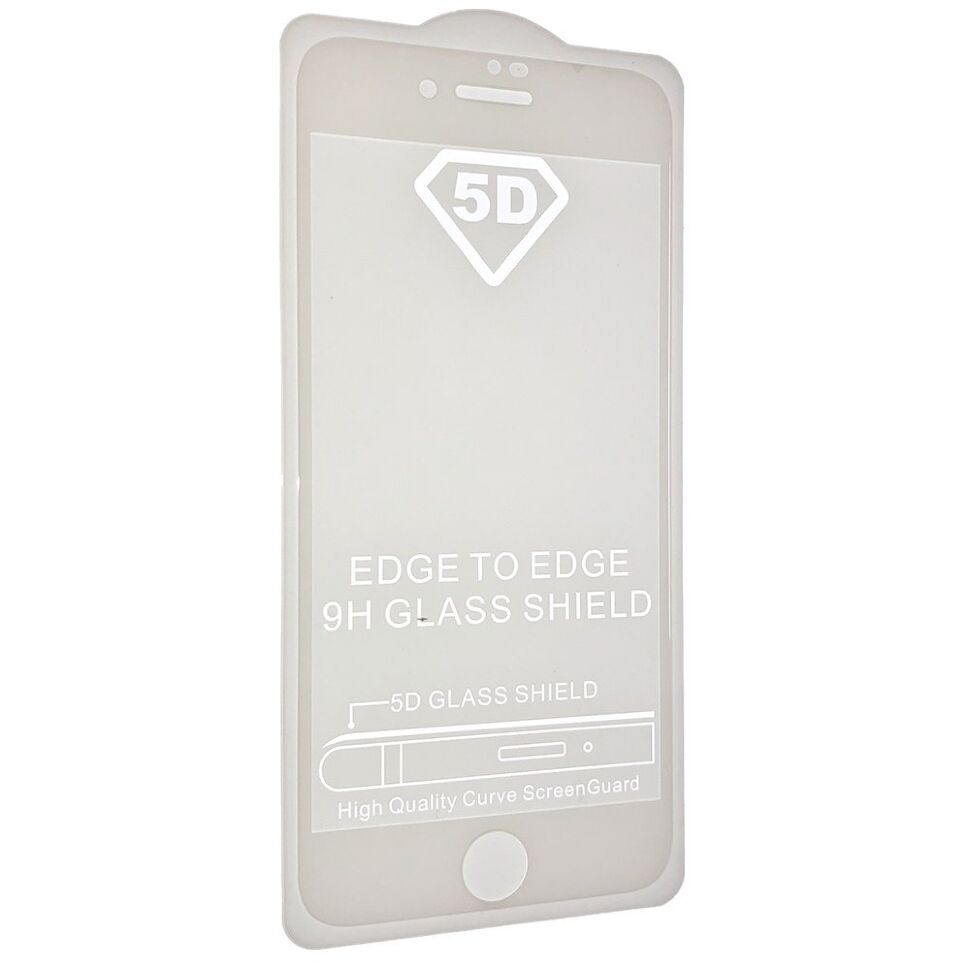 Скло 5D FULL GLUE TRIPLEX APPLE IPHONE 7 | 8 БІЛИЙ тех. пак.