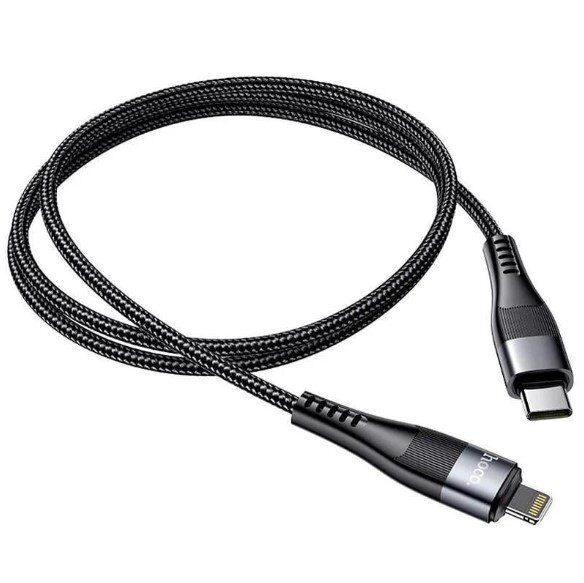 USB-C кабель HOCO U99 магнiтний Type-C - Lightning 20W 1.20M ЧОРНИЙ USB-C кабель HOCO U99 магнiтний Type-C - Lightning 20W 1.20M ЧОРНИЙ