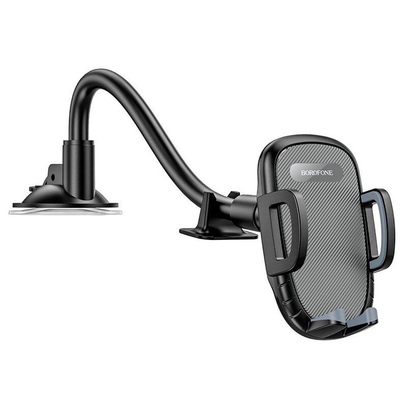 Автомобільний тримач BOROFONE BH54 Racer на лобове скло присоска - утримувач з кнопкою Автомобільний тримач BOROFONE BH54 Racer на лобове скло присоска - утримувач з кнопкою