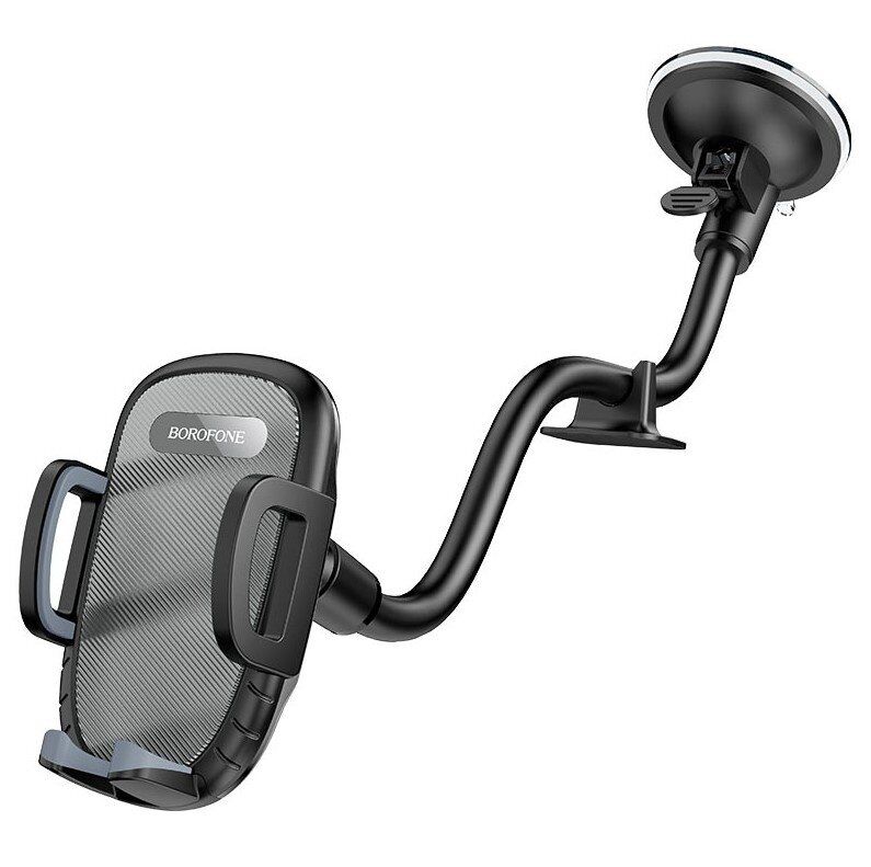 Автомобільний тримач BOROFONE BH54 Racer на лобове скло присоска - утримувач з кнопкою Автомобільний тримач BOROFONE BH54 Racer на лобове скло присоска - утримувач з кнопкою